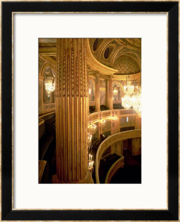 Interior View Of The Opera House Looking Towards The Royal Box, Completed In 1770 by Jacques-Ange Gabriel Pricing Limited Edition Print image