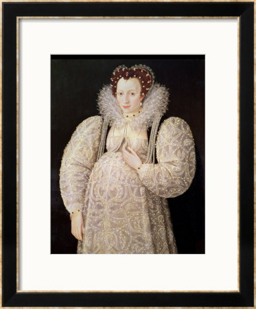 Unknown Lady, Circa 1595-1600 by William Segar Pricing Limited Edition Print image
