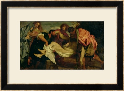 The Entombment Of Christ by Titian (Tiziano Vecelli) Pricing Limited Edition Print image