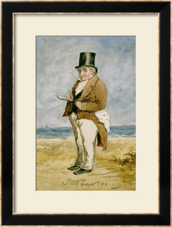 Full Length Portrait Of Joseph Mallord William Turner, R. A. (1755-1851) by Charles Martin Pricing Limited Edition Print image