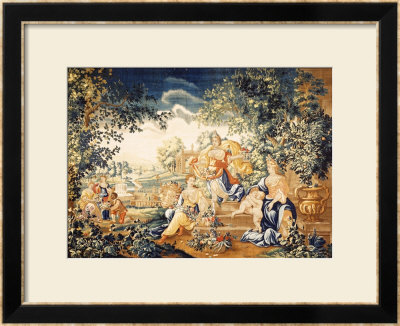 Of Spring, From The Series Of The Seasons, Late 17Th/Early 18Th Century by Van Den Hecke Pricing Limited Edition Print image