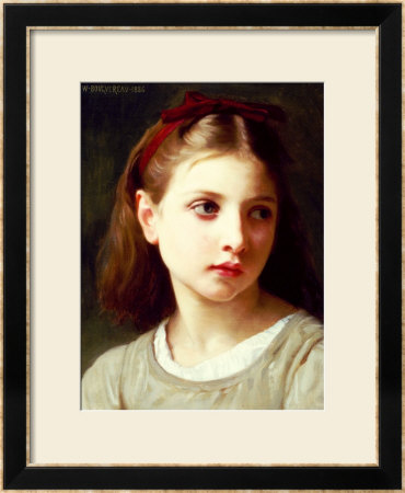Une Petite Fille, 1886 by William Adolphe Bouguereau Pricing Limited Edition Print image