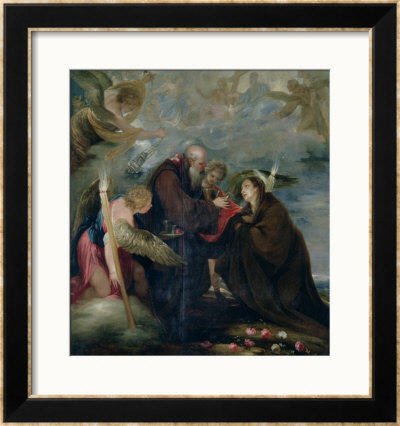 The Communion Of St. Rose Of Viterbo by Juan Antonio Escalante Pricing Limited Edition Print image