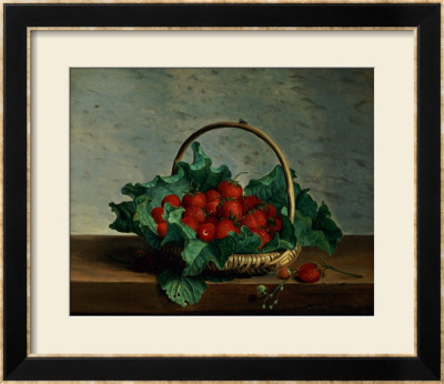 Basket Of Strawberries by Johan Laurentz Jensen Pricing Limited Edition Print image