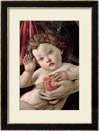 Detail Of The Child With Pomegranate From The Madonna Della Melagrana by Sandro Botticelli Pricing Limited Edition Print image