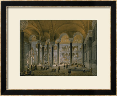 Hagia Sophia, Plate 6: The North Nave by Gaspard Fossati Pricing Limited Edition Print image