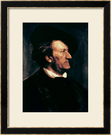 Portrait Of Richard Wagner by Franz Seraph Von Lenbach Pricing Limited Edition Print image