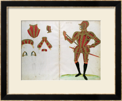 Suit Of Armour For Lord Compton, From An Elizabethan Armourer's Album by Jacobe Halder Pricing Limited Edition Print image