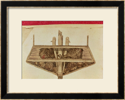 Cross-Section Of A Slave Ship, From A Manuscript On Slavery, Late 18Th Century by Jacques-Henri Bernardin De Saint-Pierre Pricing Limited Edition Print image