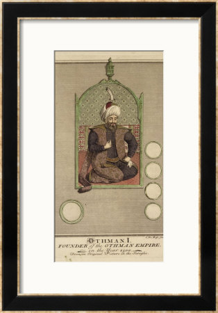Osman I Founder Of The Ottoman Empire In The Year 1300, From An Original Picture In The Seraglio by C. Du Bose Pricing Limited Edition Print image