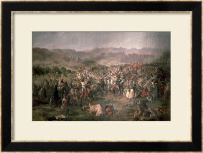 Battle Of Las Navas De Tolosa In Which The Kings Of Castile Defeat The Almohads In 1212 by Francisco De Paula Van Halen Pricing Limited Edition Print image
