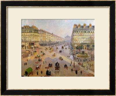 The Avenue De L'opera, Paris, Circa 1880 by Camille Pissarro Pricing Limited Edition Print image