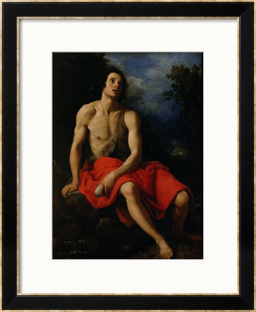 St. John The Baptist In The Desert by Cristofano Allori Pricing Limited Edition Print image