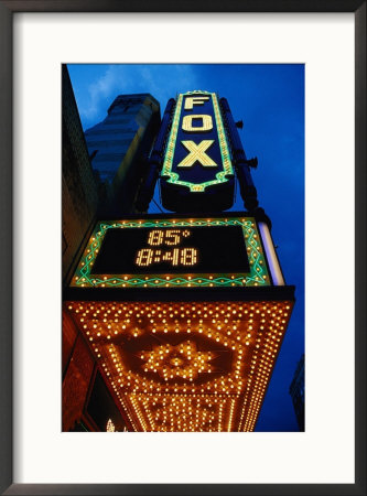 Fox Theater Entrance And Marquee, Atlanta, Ga by Jeff Greenberg Pricing Limited Edition Print image
