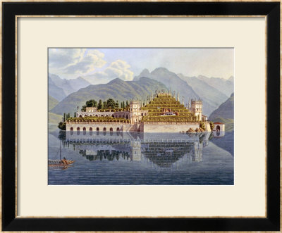 Isola Bella, Lake Maggiore: The Terraced Gardens by Mathias Gabriel Lory Pricing Limited Edition Print image
