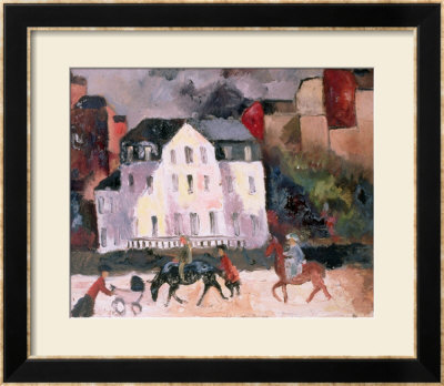 Horses In Paris, 1924 by Christopher Wood Pricing Limited Edition Print image