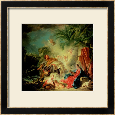 The Rest On The Flight Into Egypt by Francois Boucher Pricing Limited Edition Print image