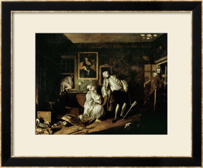 Marriage A La Mode: V, The Bagnio, Circa 1743 by William Hogarth Pricing Limited Edition Print image