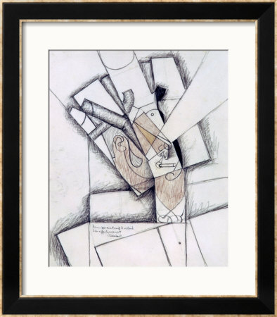 The Smoker, 1912 by Juan Gris Pricing Limited Edition Print image