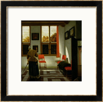 A Dutch Interior, 1665-70 by Pieter Janssens Pricing Limited Edition Print image