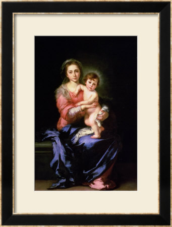 Madonna And Child, After 1638 by Bartolome Esteban Murillo Pricing Limited Edition Print image