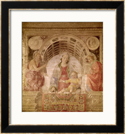 Virgin And Child With St. John The Baptist And St. John The Evangelist, 1485 by Vincenzo Foppa Pricing Limited Edition Print image