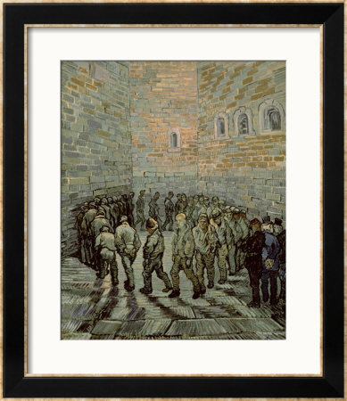 The Exercise Yard, Or The Convict Prison, 1890 by Vincent Van Gogh Pricing Limited Edition Print image