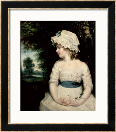 Simplicity, A Portrait Of Miss Theophilia Ghatkin, 1785 by Joshua Reynolds Pricing Limited Edition Print image