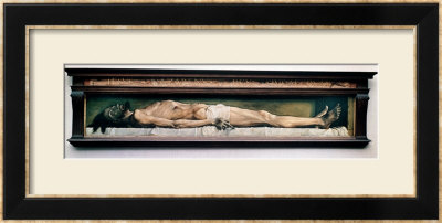 The Body Of The Dead Christ In The Tomb. 1521 by Hans Holbein The Younger Pricing Limited Edition Print image