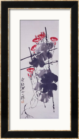 Morning Glories by Baishi Qi Pricing Limited Edition Print image