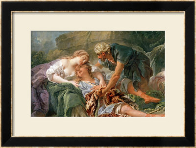Amintas Brought Back To Life In The Arms Of Sylvie by Francois Boucher Pricing Limited Edition Print image