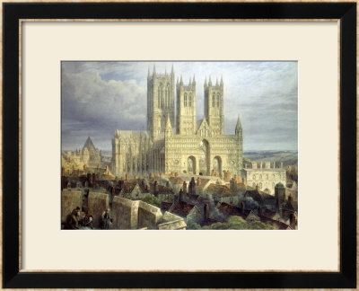 Lincoln Cathedral by Frederick Mackenzie Pricing Limited Edition Print image