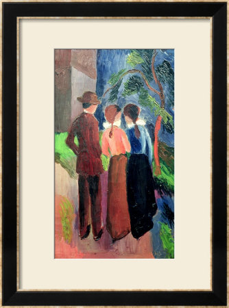 The Walk, 1914 by Auguste Macke Pricing Limited Edition Print image