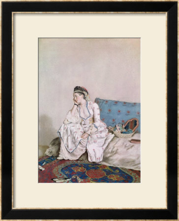 Portrait Of Mary Gunning, Countess Of Coventry, 1749 by Jean-Etienne Liotard Pricing Limited Edition Print image