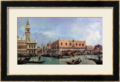 The Molo And The Piazzetta San Marco, Venice by Canaletto Pricing Limited Edition Print image