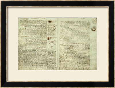 Codex Hammer Pages 124-127 by Leonardo Da Vinci Pricing Limited Edition Print image