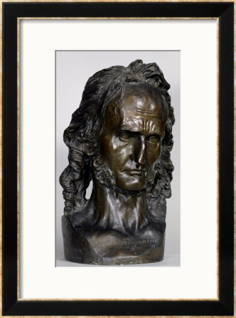 Bust Of Nicolo Paganini 1830 by Pierre Jean David D'angers Pricing Limited Edition Print image