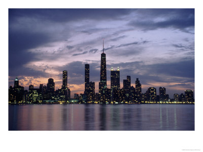Chicago Skyline And Lake, Il by Peter Schulz Pricing Limited Edition Print image
