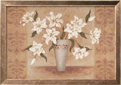 White Lilies by Jane Carroll Pricing Limited Edition Print image