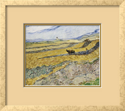 Enclosed Field With Ploughman by Vincent Van Gogh Pricing Limited Edition Print image
