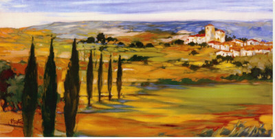 Hills Of Tuscany by Mayte Parsons Pricing Limited Edition Print image
