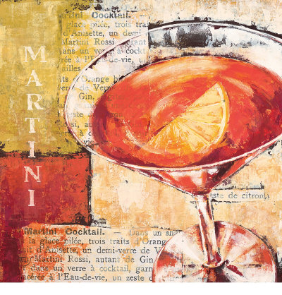 Martini Cocktail by Stefania Ferri Pricing Limited Edition Print image