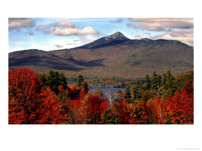 Bright Colors Are Seen In The Valley Of Mount Chocorua In Tamworth, New Hampshire, October 5, 2006 by Jim Cole Pricing Limited Edition Print image