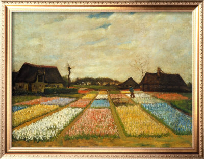 Flower Beds In Holland, 1883 by Vincent Van Gogh Pricing Limited Edition Print image