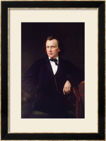 J. Brahms, Circa 1860 by Karl Von Jagemann Pricing Limited Edition Print image