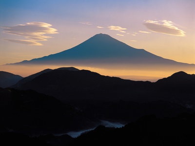 Scenic View Of Mt. Fuji by Shusei Kishida Pricing Limited Edition Print image