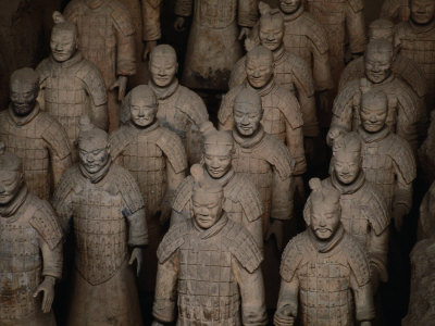 Terracotta Warriors, Xi'an, China by Lee Foster Pricing Limited Edition Print image