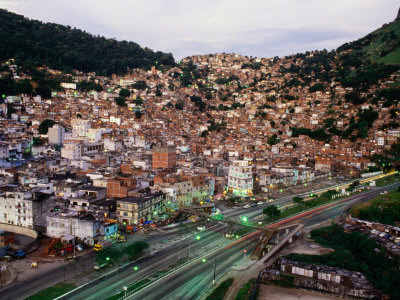 View Of Rio's Most Famous Favela, Or Slum, Rocinha, Rio De Janeiro, Brazil by John Maier Jr. Pricing Limited Edition Print image
