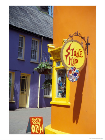Colorful Building, Kinsale, County Cork, Ireland by Brent Bergherm Pricing Limited Edition Print image