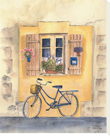 French Bicycle Ii by Katharine Gracey Pricing Limited Edition Print image